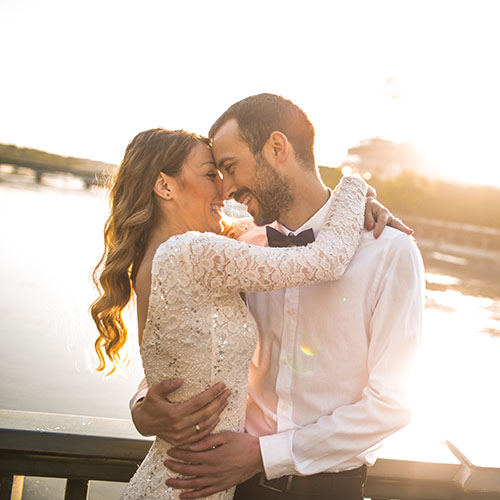 bride and groom